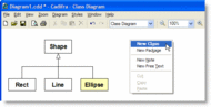 Cadifra UML Editor screenshot